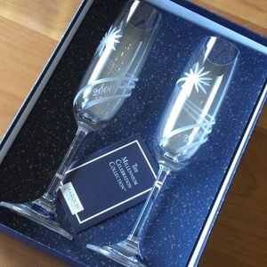 Millennium Celebration Collection Marquis by Waterford Crystal Champaign Glasses